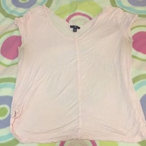 GAP Light Pink V-Neck Tee